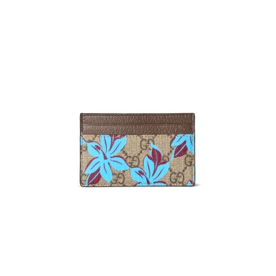 GUCCI GG PRINTED CARD CASE WALLET 841149 (11*7cm)